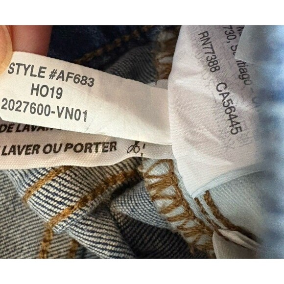 Madewell  9” Mid-Rise Skinny Jeans Women's Size 29 Medium Wash 27" Inseam AF683 - Picture 6 of 14